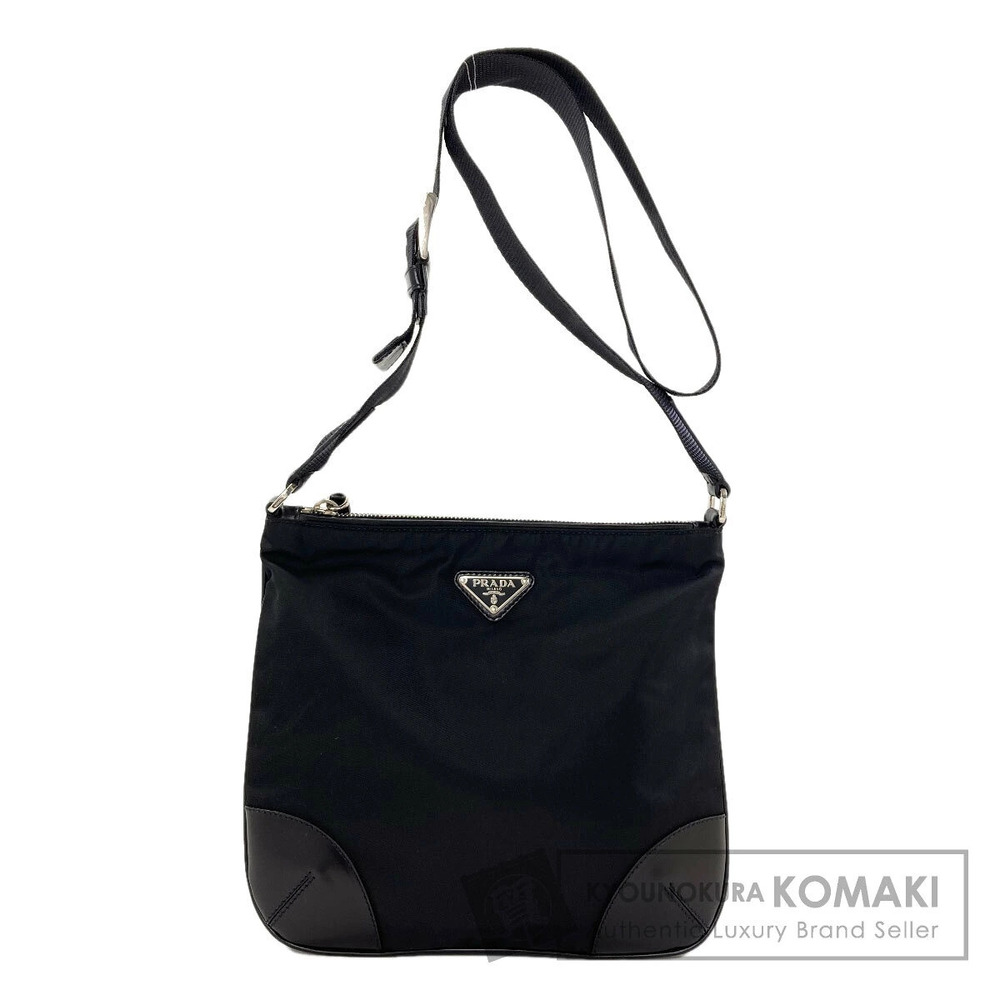 Prada Arque Vitello Daino Leather Hobo Shoulder Bag Black